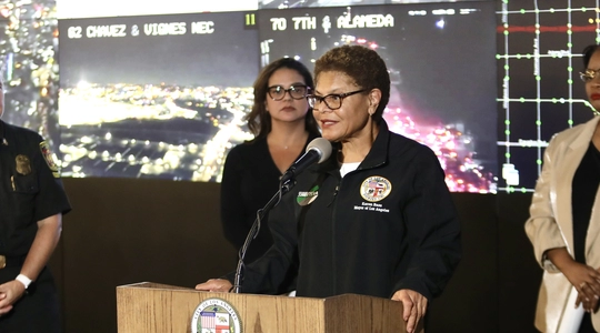 MAYOR bass gives an update on the 10 freeway