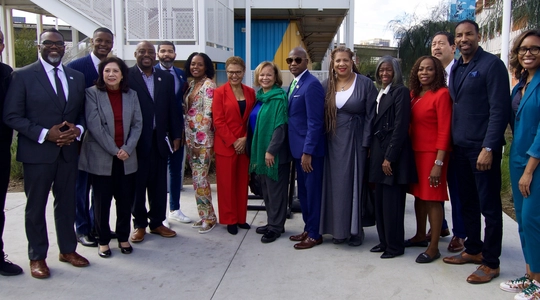 African American Mayors from Across the Country visit and tour Los Angeles
