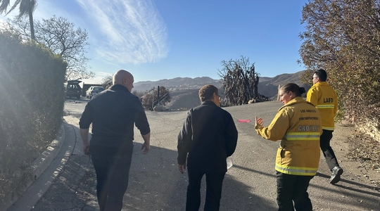 mitch landrieu, mayor bass and chief crowley