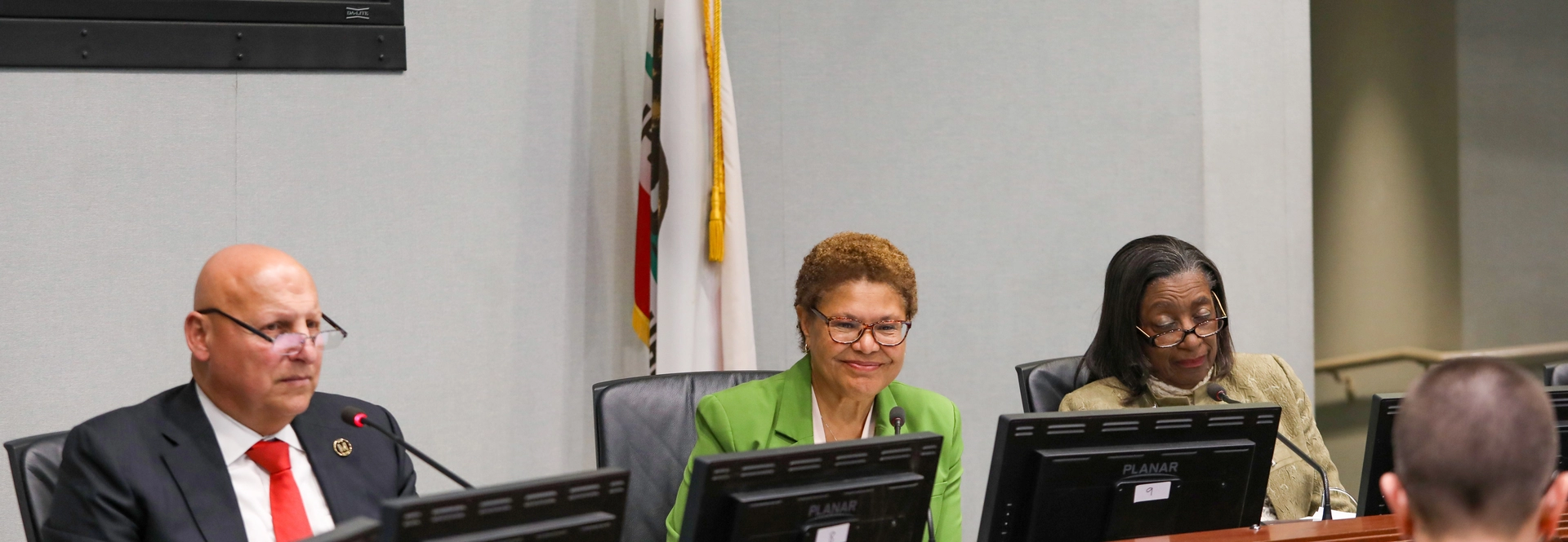 Metro Board Chair and Los Angeles Mayor Karen Bass at Metro Headquarters