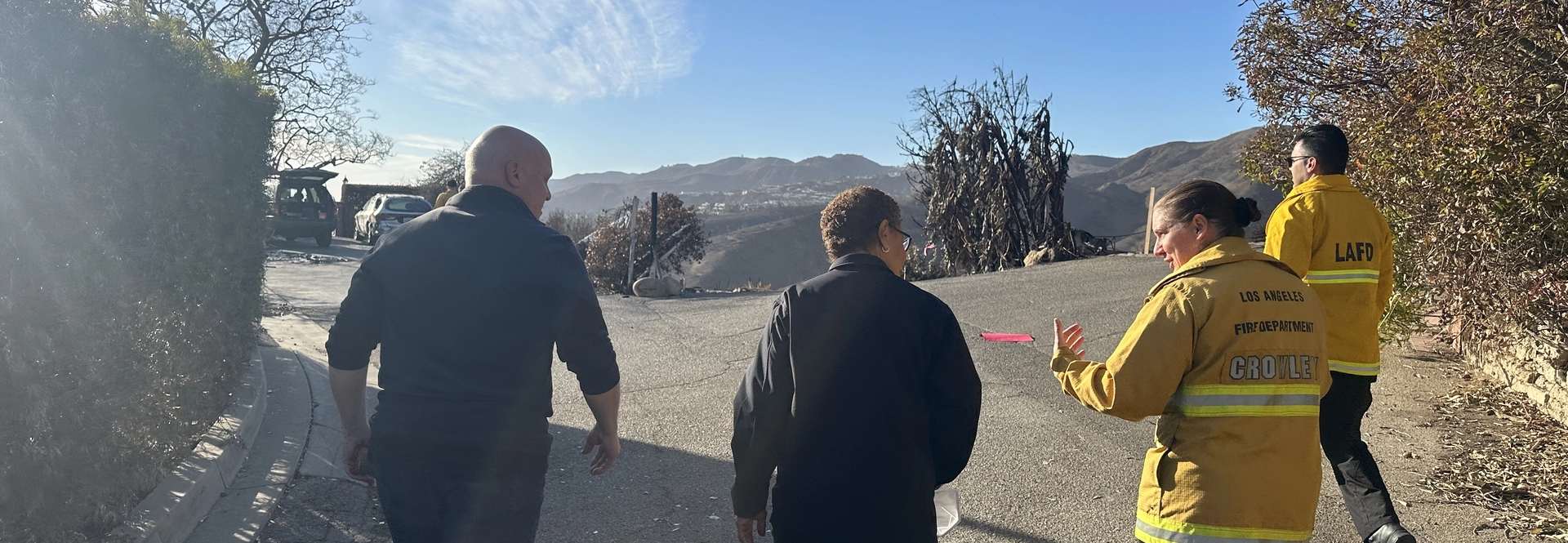 mitch landrieu, mayor bass and chief crowley