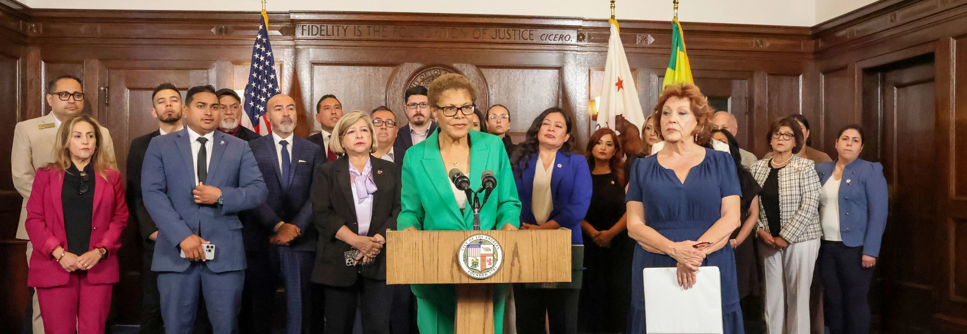 mayor bass press conference 