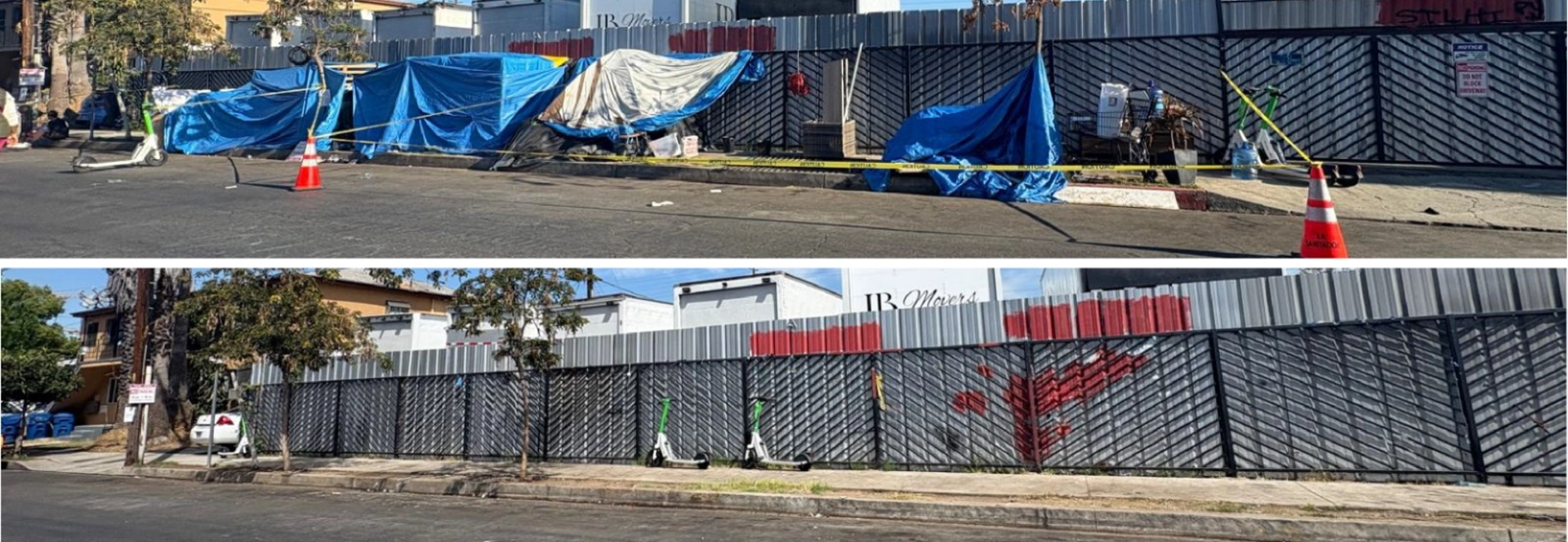 Before and After an Inside Safe Operation 