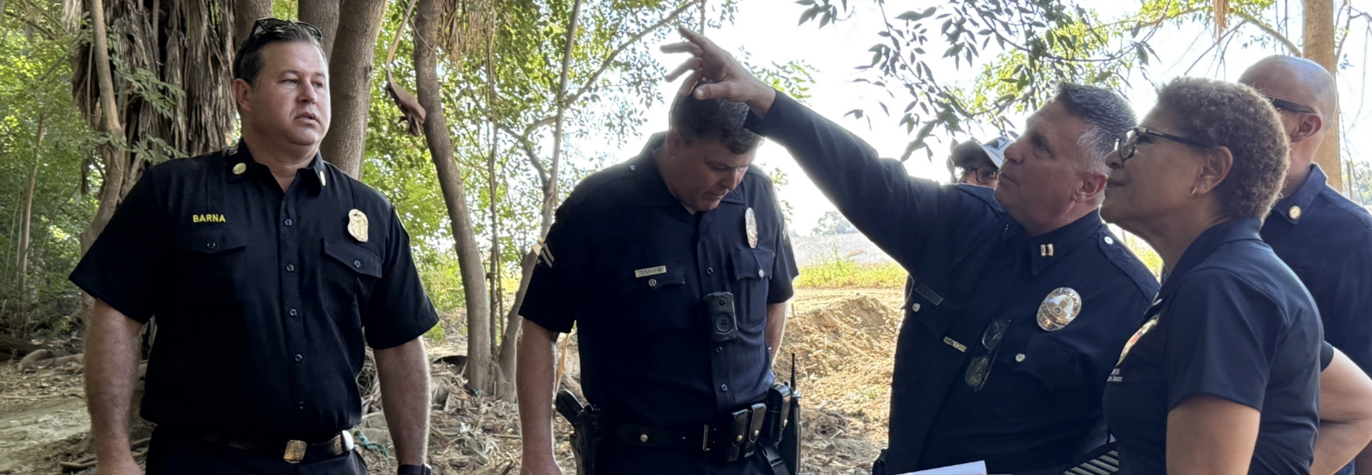 Mayor Bass at the Sepulveda Basin